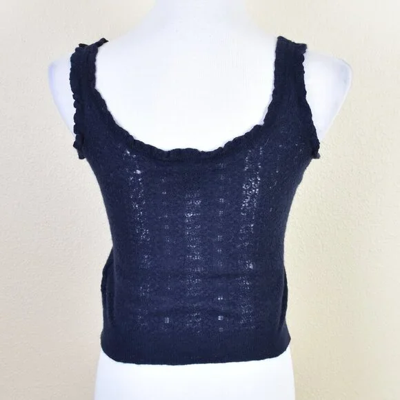 Ralph Lauren Black Label Cashmere Cardigan Tank Twin Set - S - Picture 6 of 14